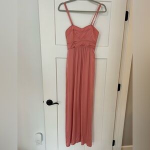 Twelfth street by Cynthia Vincent rose silk maxi dress